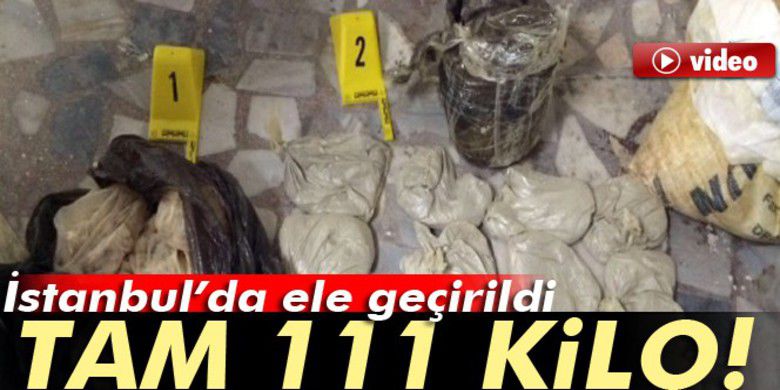 İstanbul'da 111 KilogramPatlayıcı Madde Ele Geçirildi -  İstanbul'da terör örgütü PKK'ya yönelik operasyonda, toplam 111 kilogram patlayıcı madde ele geçirildi. Operasyonda 1 kişi de gözaltına alındı.