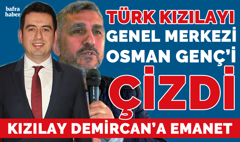 Kızılay Bafra ŞubesiEczacı Halim Demircan’a Emanet - Türk Kızılayı Bafra Şubesi olağan Kongresinde, tek liste ile seçime giren Eczacı Halim Demircan Başkan seçildi. 