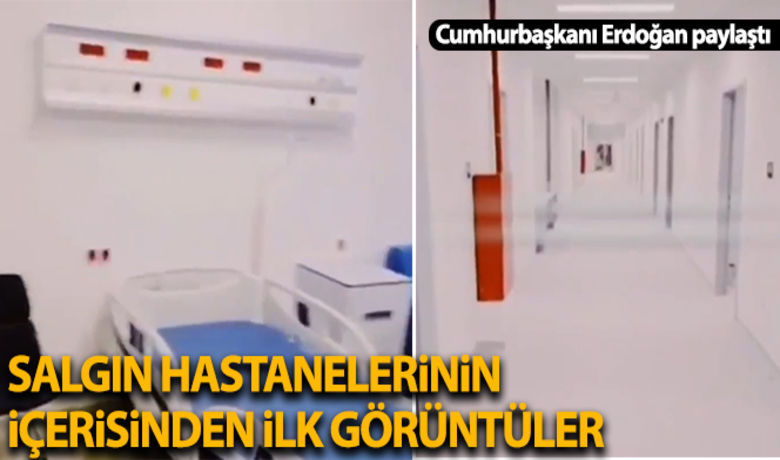 Cumhurbaşkanı Erdoğan paylaştı: İştesalgın hastanelerinin içerisinden ilk görüntü - Cumhurbaşkanı Recep Tayyip Erdoğan, Yeşilköy ve Sancaktepe'de yapımı devam eden salgın hastanelerinin içerisinden ilk görüntüleri paylaştı. Görüntülerde bazı hasta odalarının hazır hale getirildiği görüldü. Erdoğan paylaşımında, "Projeleri inşallah en kısa sürede tamamlayarak İstanbul’a gerçek manada iki önemli kalıcı hastane kazandırmış olacağız" açıklamasına yer verdi.BUGÜN NELER OLDU?