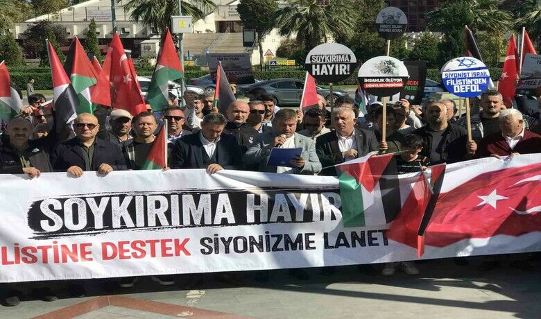 Samsun’da Filistin’e destek, Siyonizm’e lanet
 - Samsun’da vatandaşlar tarafından, İsrail’in Filistin’de yaptığı katliamlar protesto edildi.