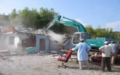 Kızılırmak deltasında yıkım
