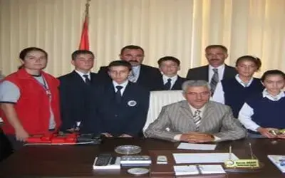 Bafra TSO ya öğrencilerden ziyaret