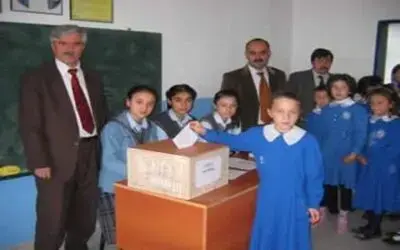 Okulda demokrasi heyecanı
