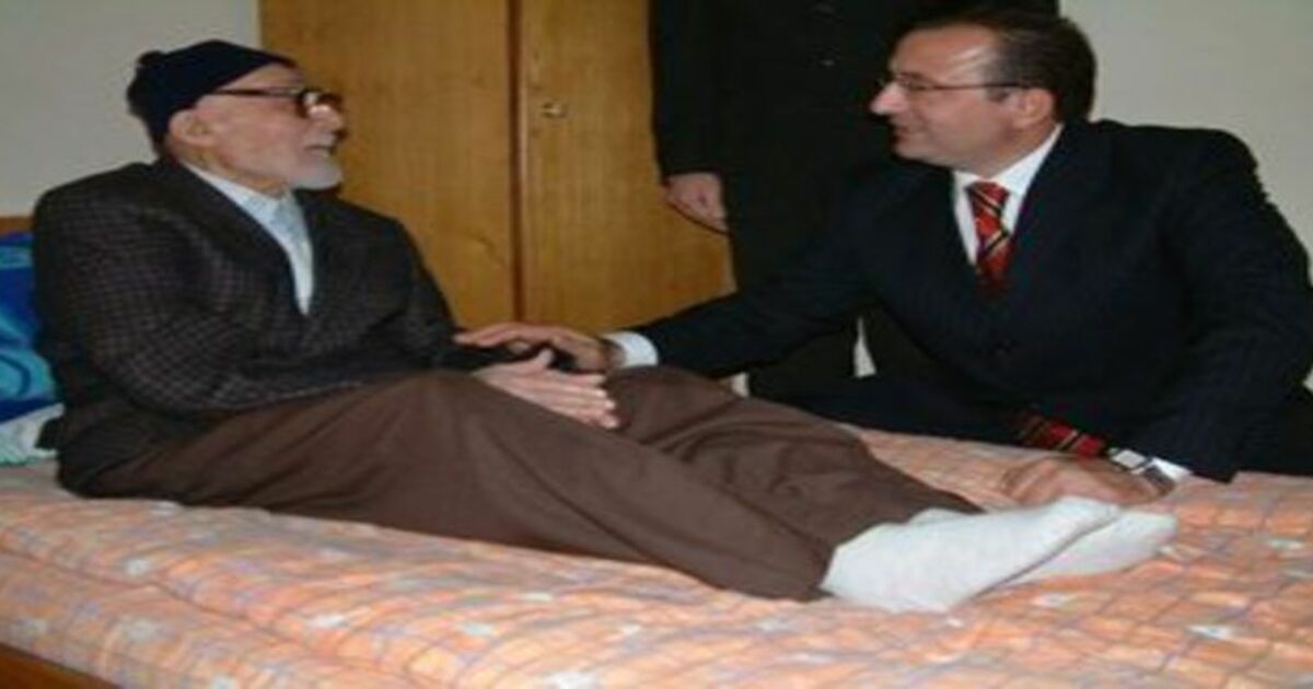Huzurevi sakini Atatürk anısını...
