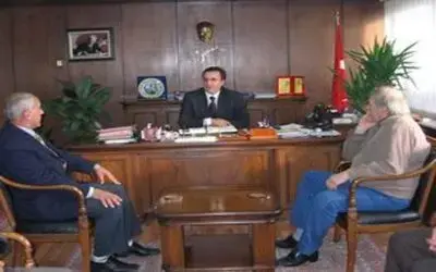 Gazilerden kaymakama ziyaret