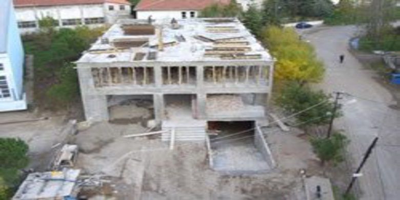 Aşevi binası inşaatı sürüyor - 0