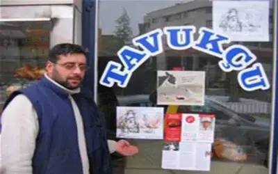 Tavuk satıcılarından protesto