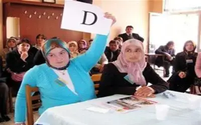Kadın çiftçiler yarıştı