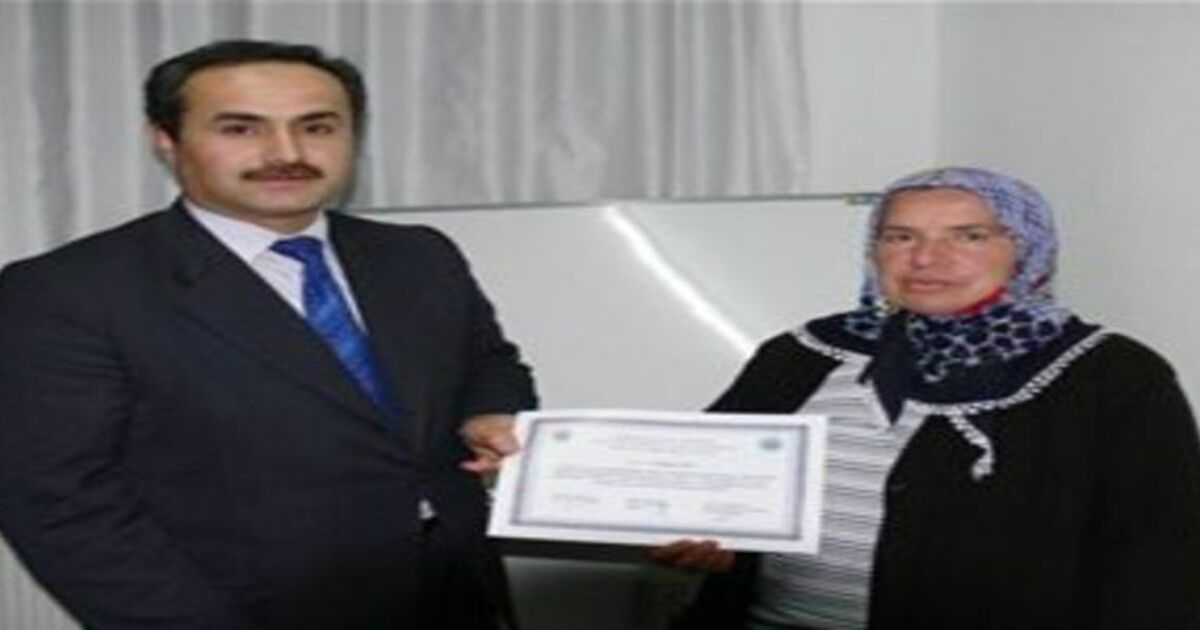 Seracılara sertifika töreni