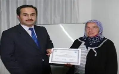 Seracılara sertifika töreni