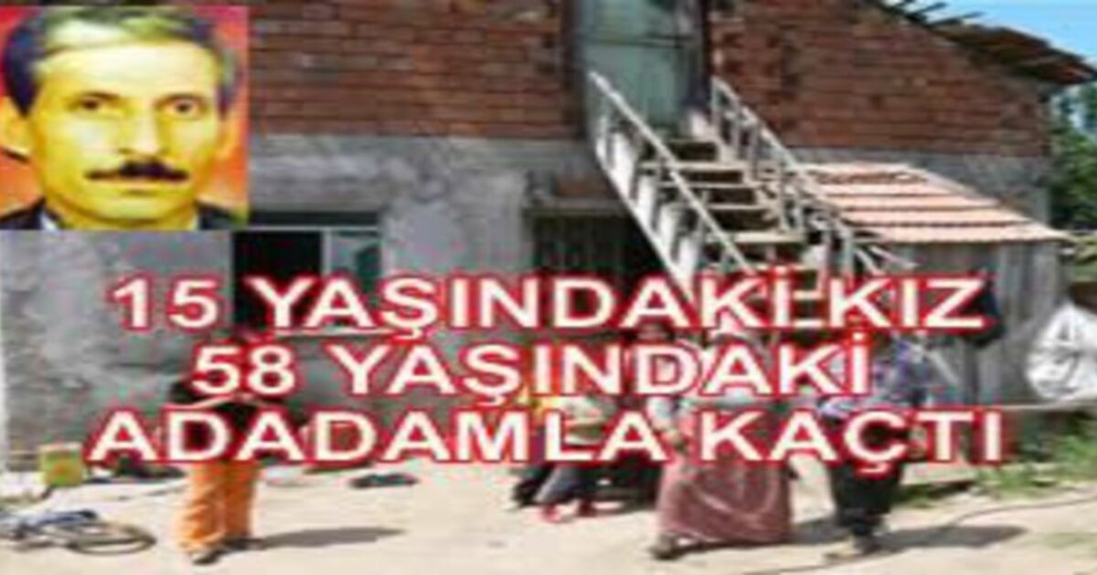 58 yaşındaki adamla kaçtı.