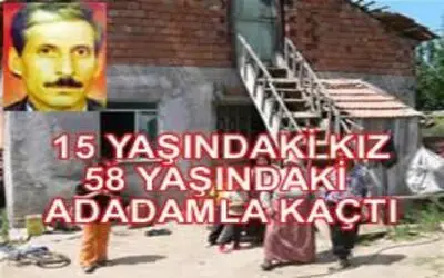 58 yaşındaki adamla kaçtı.
