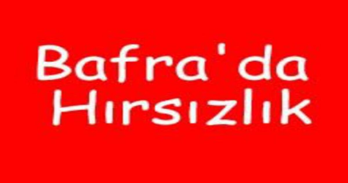 İşyerinde hırsızlık