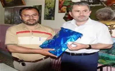 Eğitim Bir-Sen Başkanına veda yemeği.