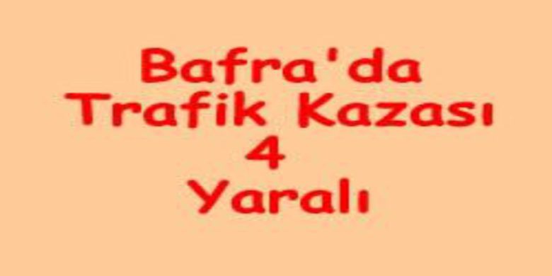 Trafik kazası 4 yaralı - 0