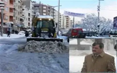 Bafra Belediyesinde Kar Mesaisi