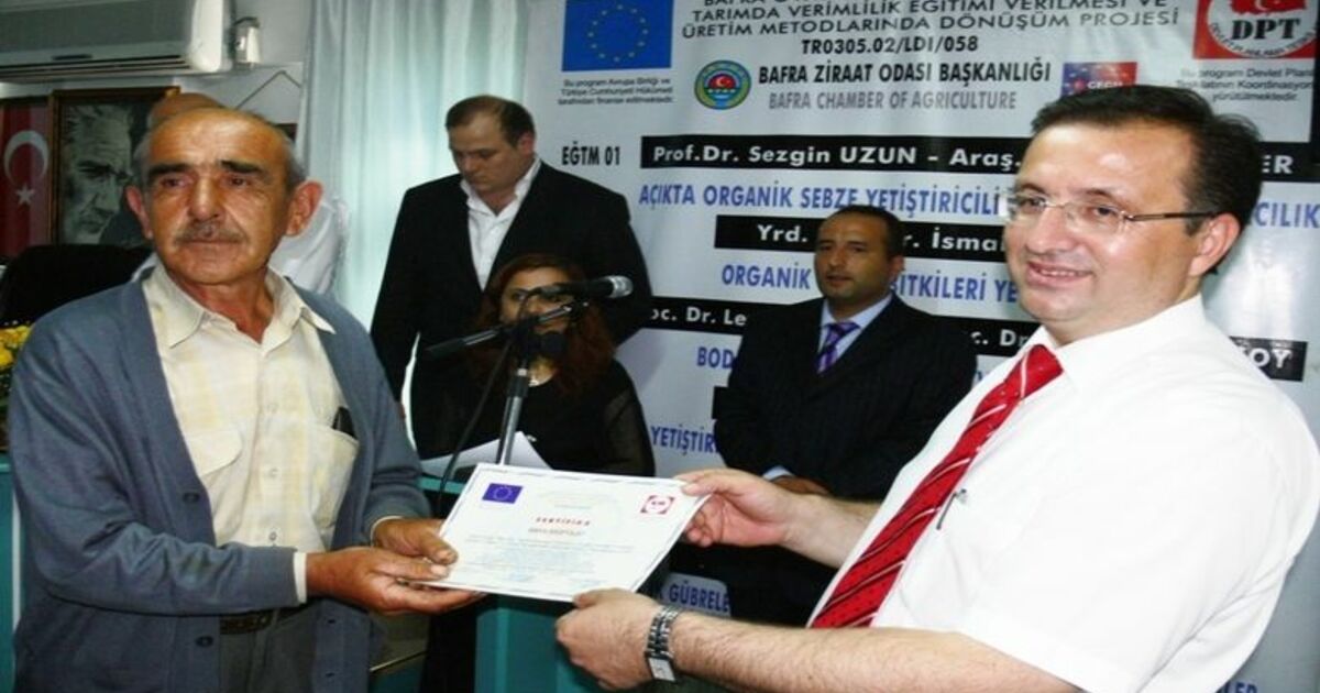 Bafra Ovası'nda 600 Çiftçi Sertifikalı Oldu