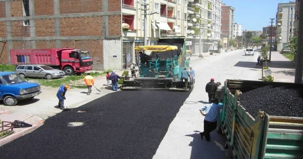 Bafra Belediyesi'nden Asfalt Çalışması