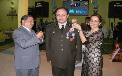 30 Ağustos Zafer Bayramı Kutlamaları Bafra İlçe Jandarma Komutanlığı'ndaki Rütbeliler İçin Terfi Töreni Düzenlendi