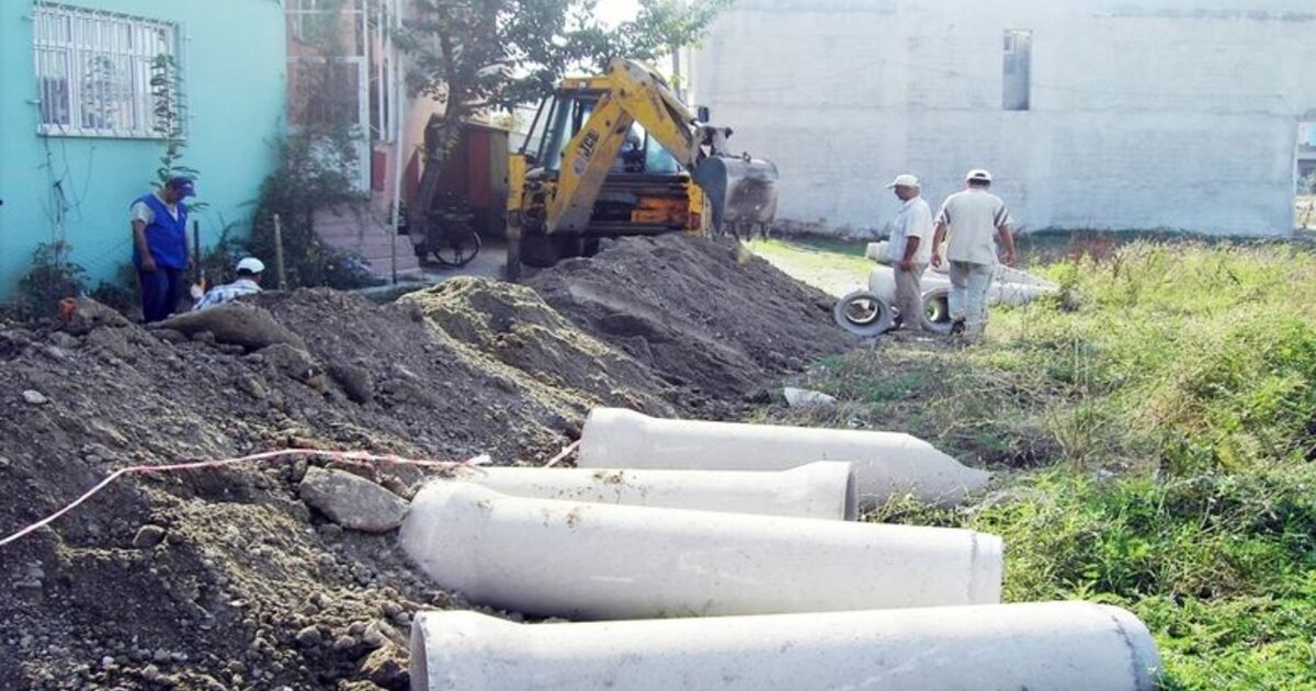 Bafra'da Alt Yapı Çalışmaları
