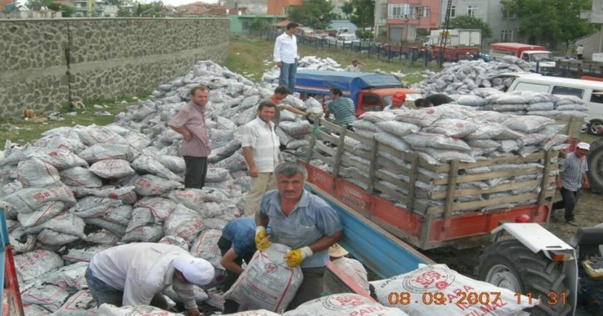 Bafra'da 3 Bin Aileye Kömür Yardımı