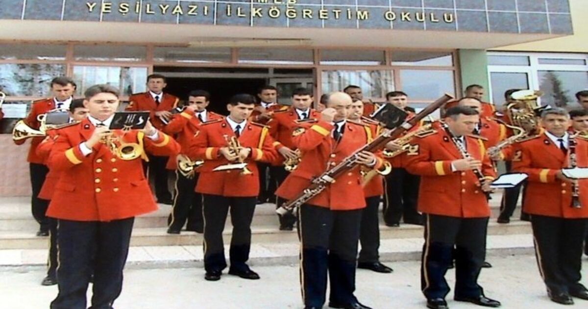 Yeşilyazı Köyünde Askeri Bando Konseri