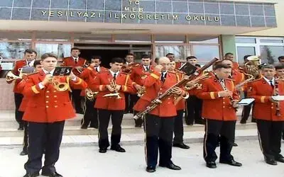 Yeşilyazı Köyünde Askeri Bando Konseri