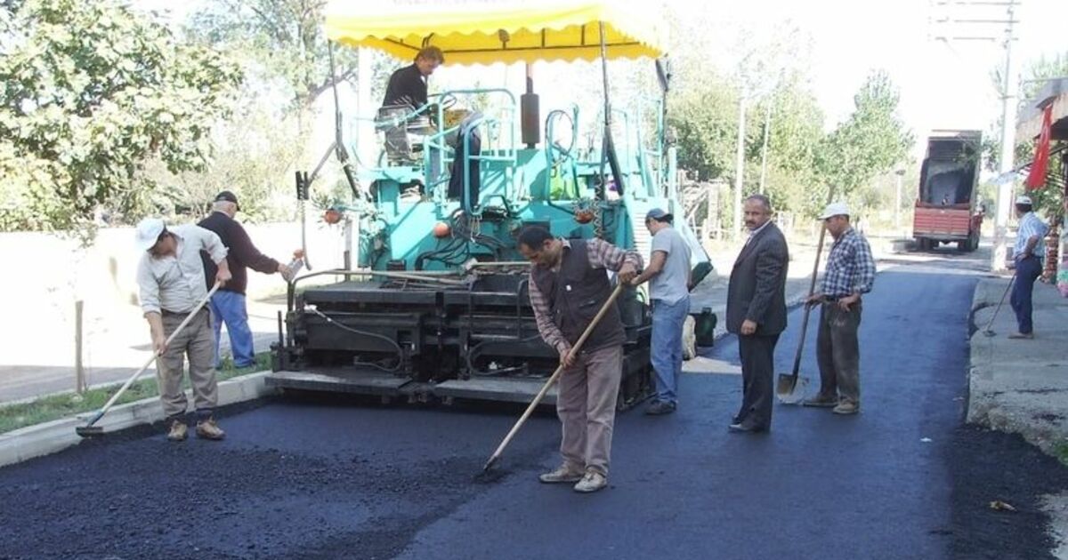 Bafra'da Asfaltlama Çalışması