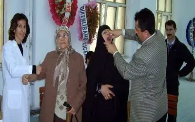 Bafra'da Hacı Adaylarına Aşı Yapıldı