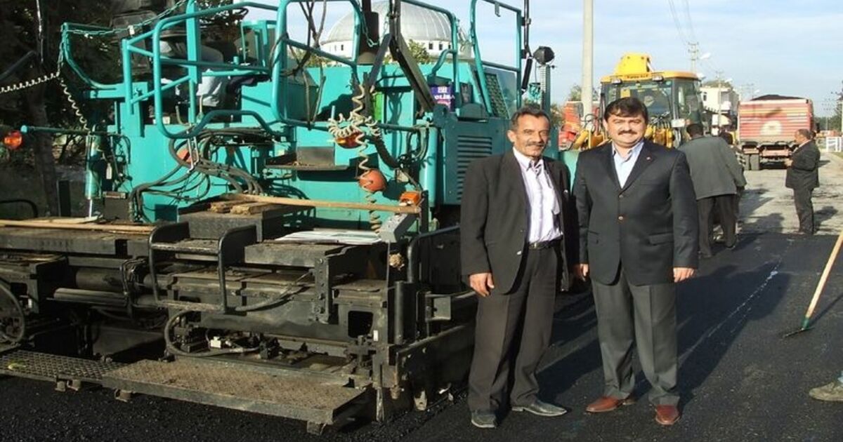 Bafra'da Asfalt Çalışması