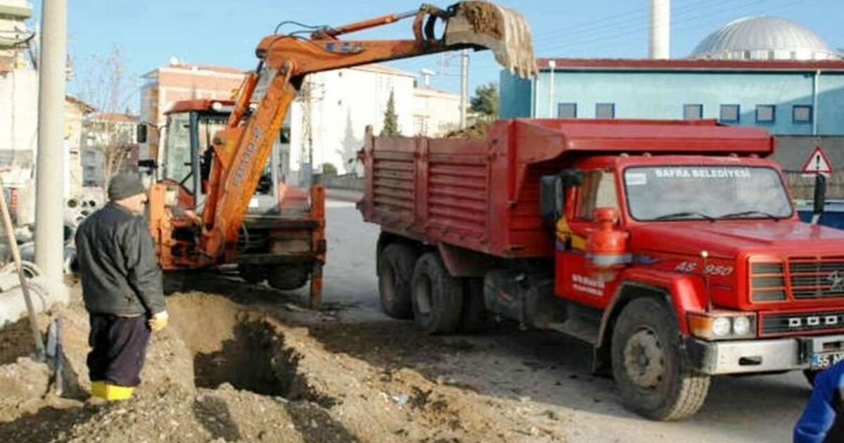 Bafra'da Kanalizasyon Ve Yağmur Suyu Çalışması