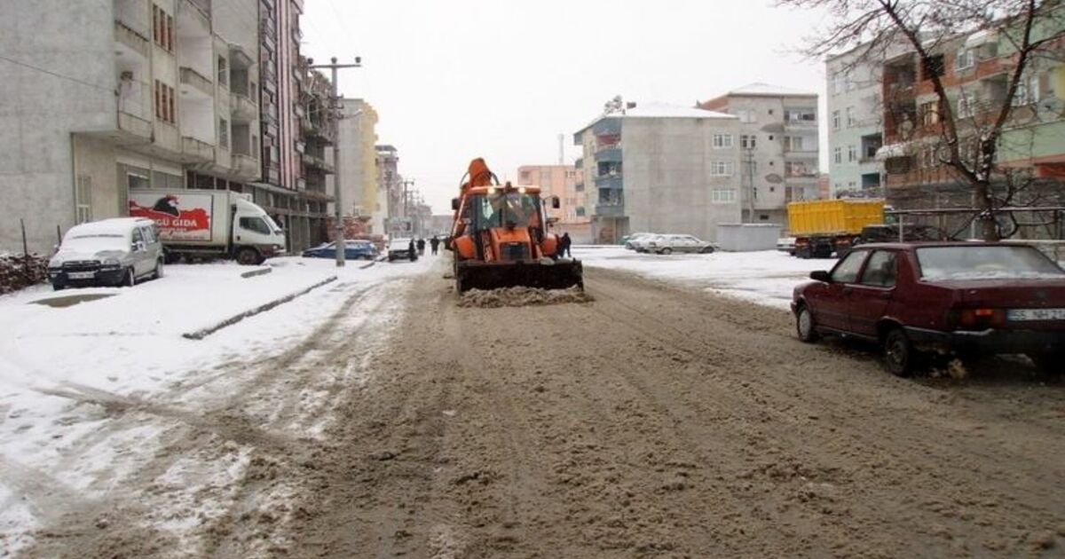 Bafra'da Karla Mücadele