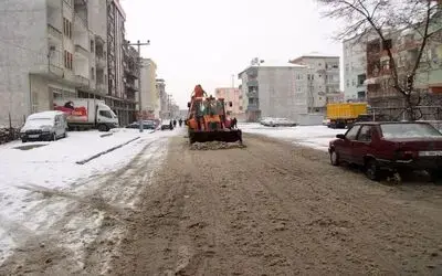Bafra'da Karla Mücadele