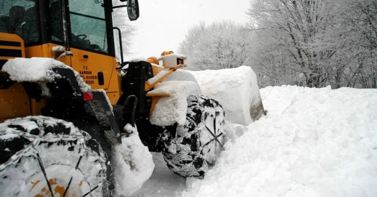 Kar Geçit Vermiyor Samsun'da 503 Köy Yolu Ulaşıma Kapalı