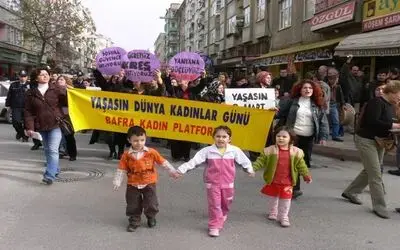 8 Mart Dünya Kadınlar Günü Yürüyüşü