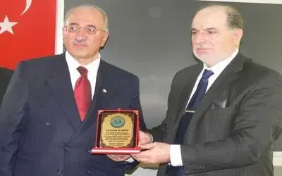 Bafra Müftüsü Şeker'e Veda Yemeği