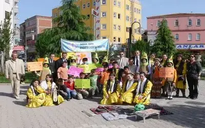 Öğrencilerden Orman Teması