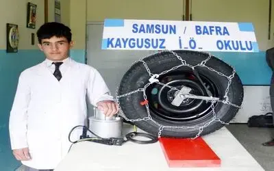 "Otomatik Kriko" Türkiye Birincisi Bafra Kaygusuz İlköğretim Okulu, "Bu Benim Eserim Projesi"nde "Otomatik Kriko" Eseriye Türkiye Birincisi Oldu