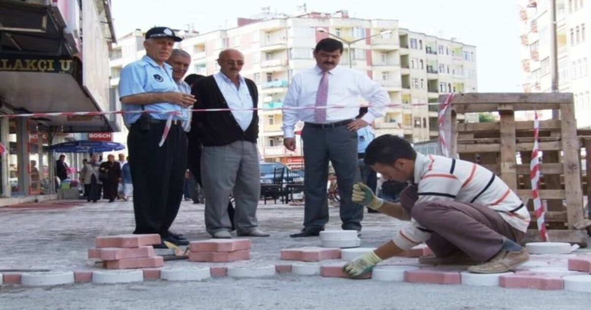 Bafra’da Atatürk Bulvarı Çalışmaları