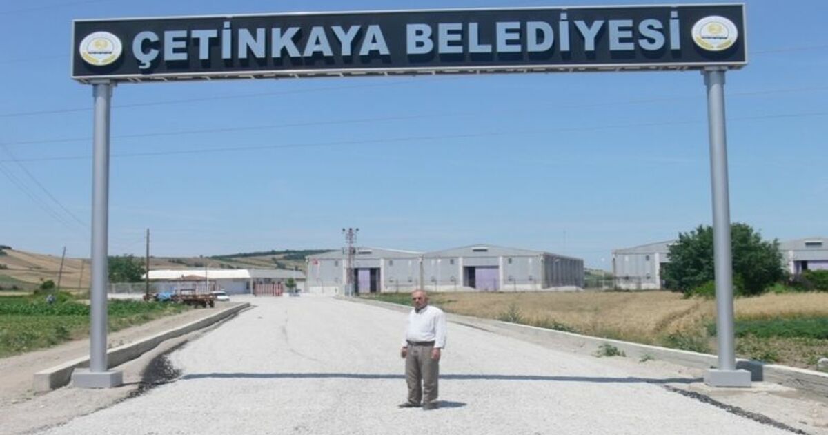 Çetinkaya Asfaltlanıyor