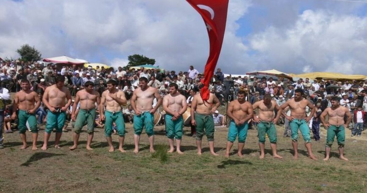 Bengü Güreşlerinde Başpehlivan Hasan Ergin