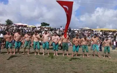 Bengü Güreşlerinde Başpehlivan Hasan Ergin