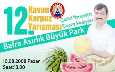 12. Kavun Karpuz Yarışması 10 Ağustos'ta Yapılacak