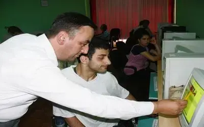 Bedensel Engellilerden Eğitim Projesine İlgi