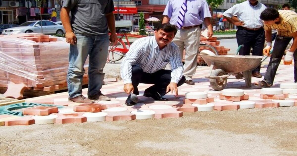 Bafra'da Bulvar Çalışması