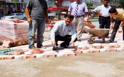 Bafra'da Bulvar Çalışması