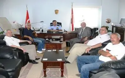 Bafra Emniyet Müdürü Erol'a Nezaket Ziyareti