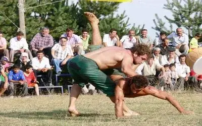 Alaçam'da Keşkek Şöleni Ve Yayla Güreşleri Samsun'un Alaçam İlçesi'nde, Keşkek Şöleni Ve Yayla Güreşleri Düzenlendi