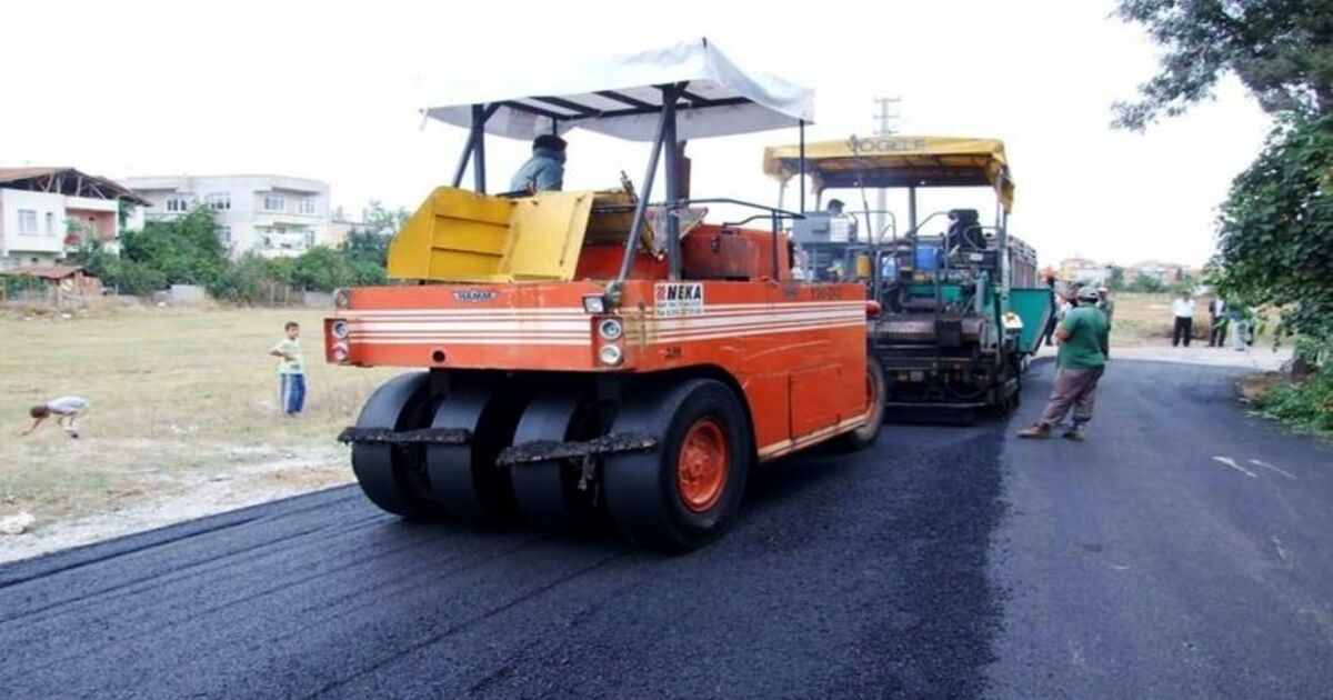 Bafra'da Asfalt Ve Kaldırım Çalışması