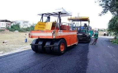 Bafra'da Asfalt Ve Kaldırım Çalışması